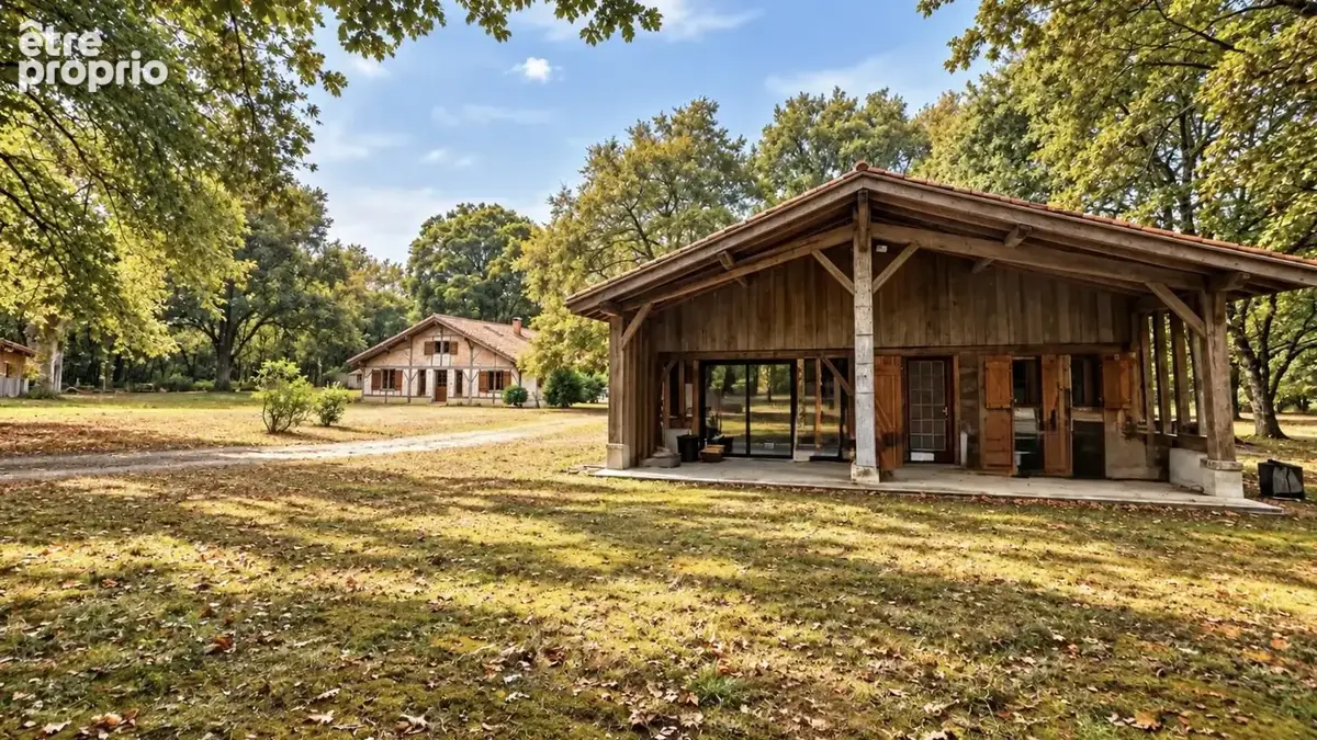 Soustons  authentique airial landais  322 m²  1,35 ha  312 m² de dépendances - photo 3