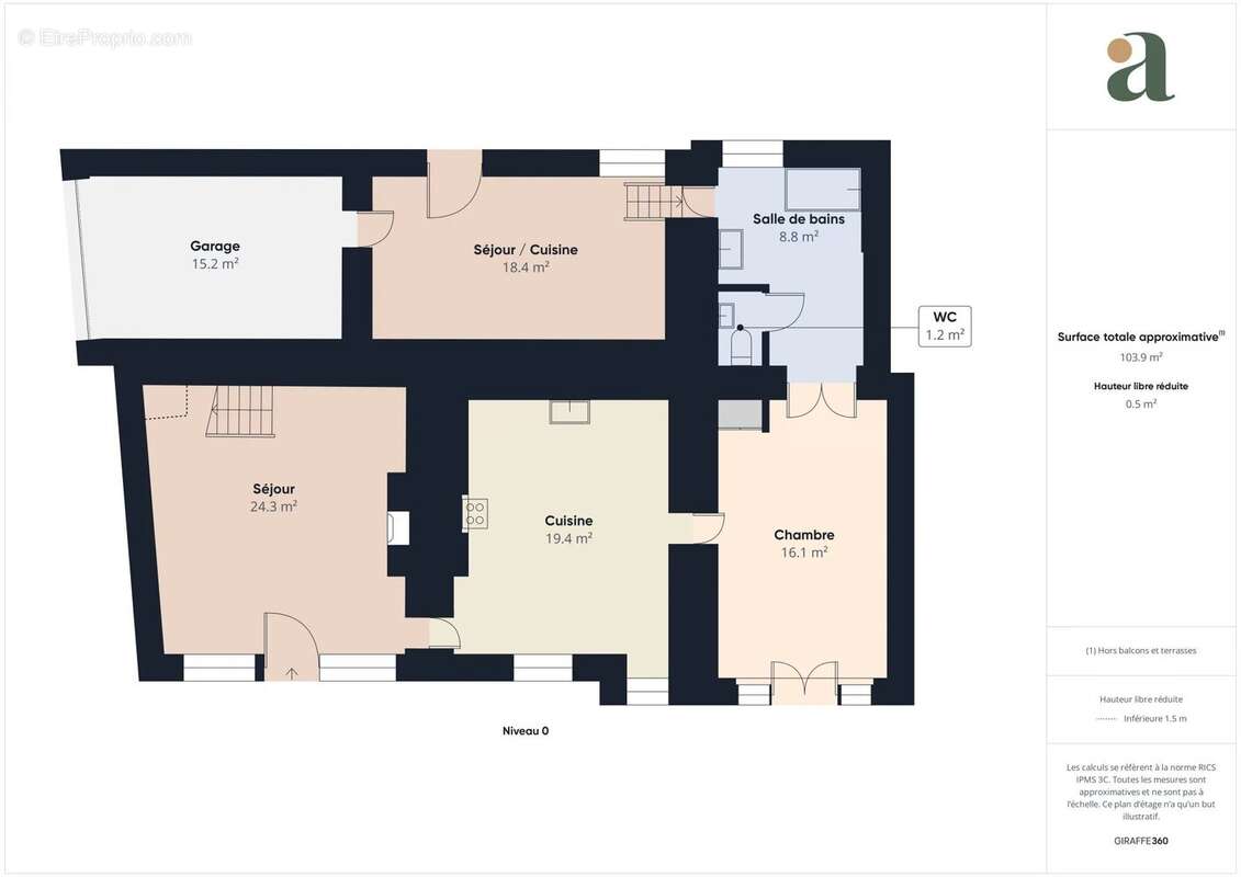 Maison à SAINT-MARTIN-DE-BONFOSSE