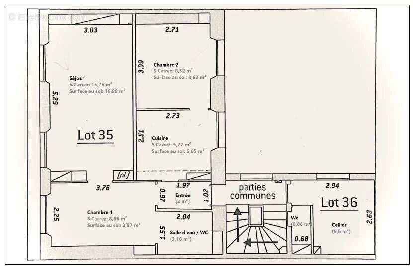 Appartement à PARIS-4E