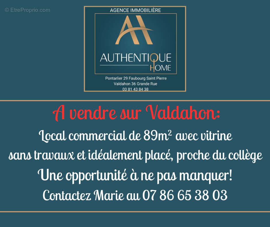 Commerce à VALDAHON