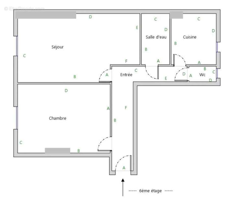 Appartement à PARIS-13E