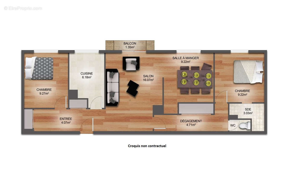 Appartement à RUEIL-MALMAISON