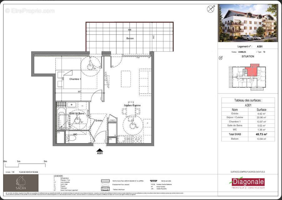 Appartement à PERRIGNIER