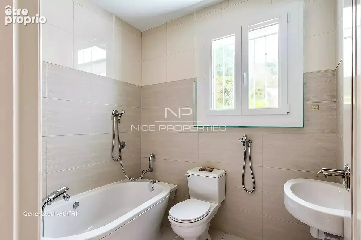 La Turbie, proche centre, spacieuse villa néo-provençale avec vue mer, à moderniser - photo 12