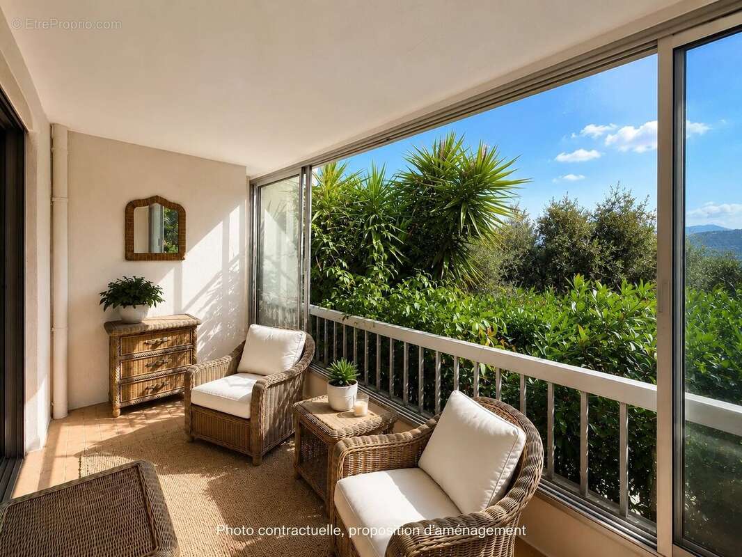 Duplex T3 72 m² Vue panoramique exceptionnelle sur Nice  Saint-Pierre-de-Féric - photo 15