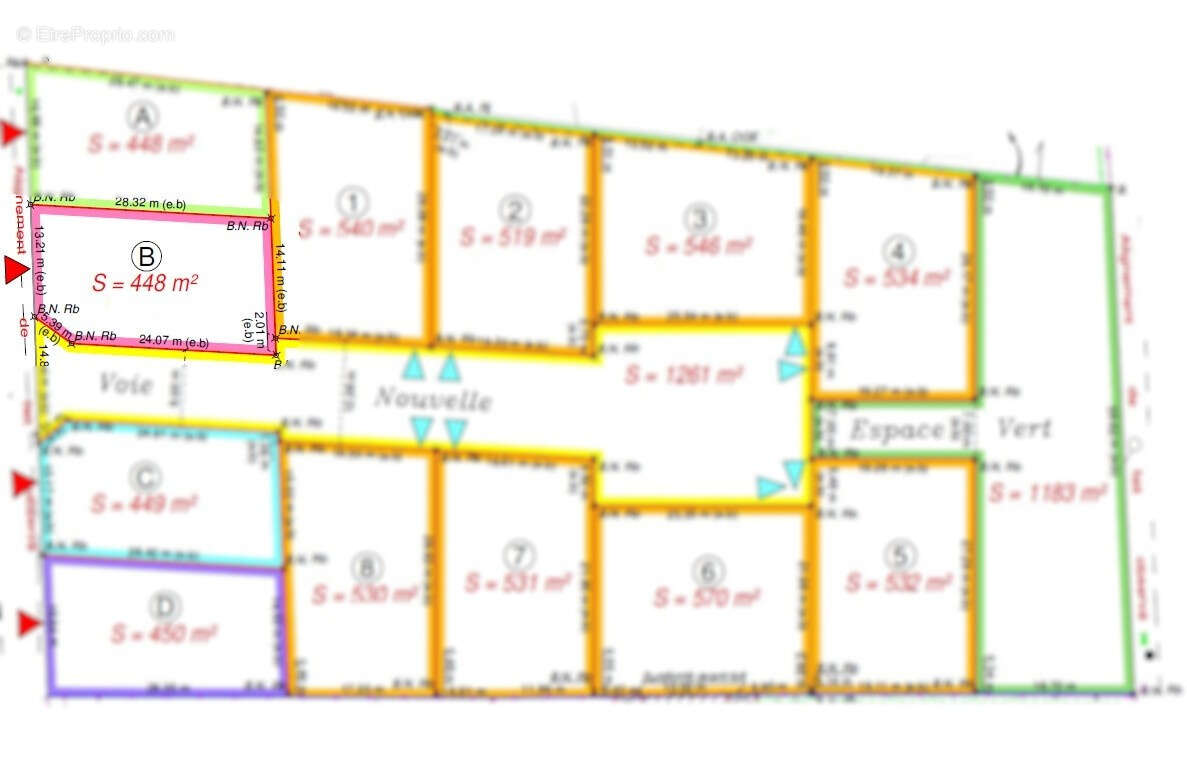 Terrain à BELIN-BELIET