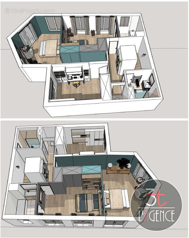 Les éléments mobiliers sont à titre représentatif - Maison à VINCENNES