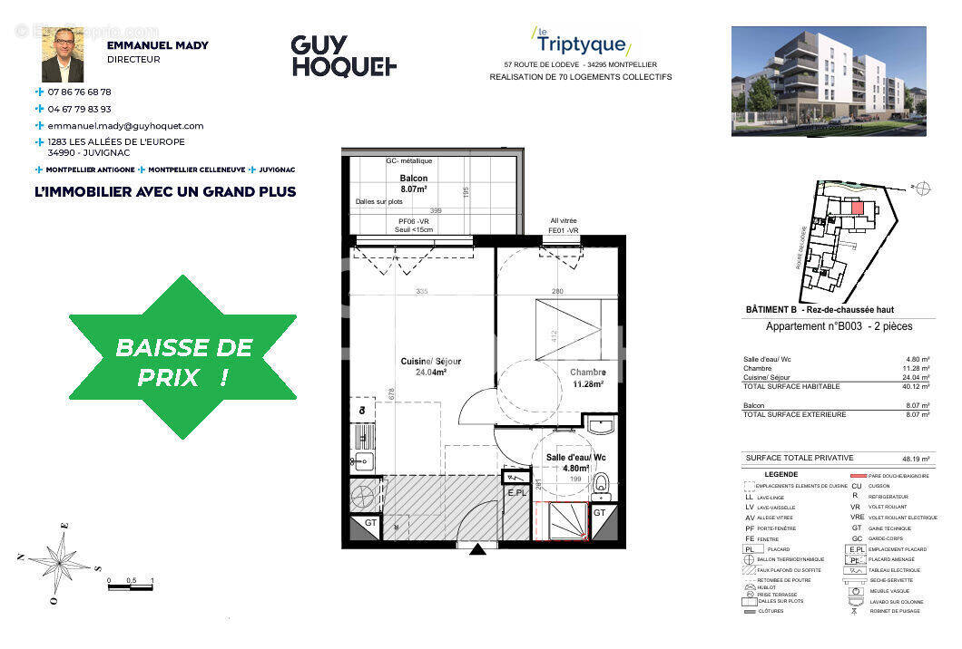 Appartement à MONTPELLIER