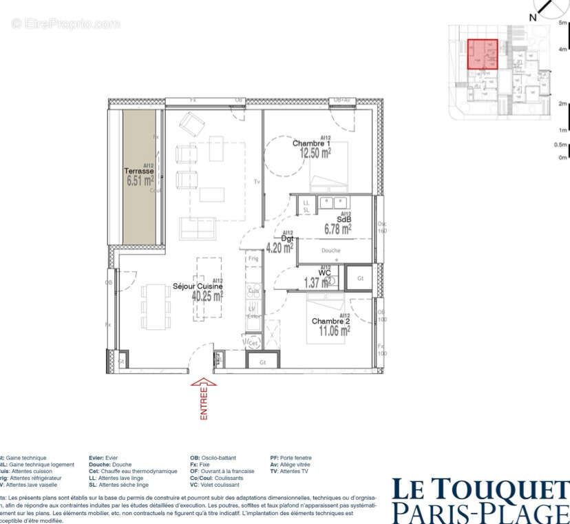 Appartement à LE TOUQUET-PARIS-PLAGE