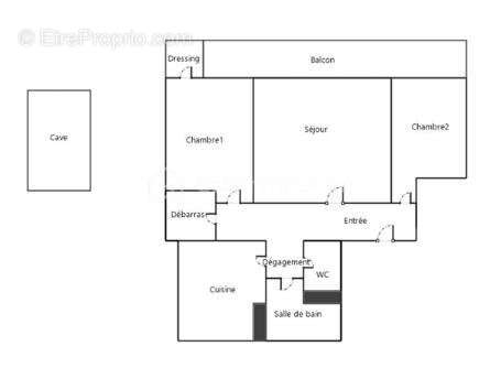 Appartement F3 lumineux avec balcon et vue panoramique – Nocaze- Montélimar - photo 12