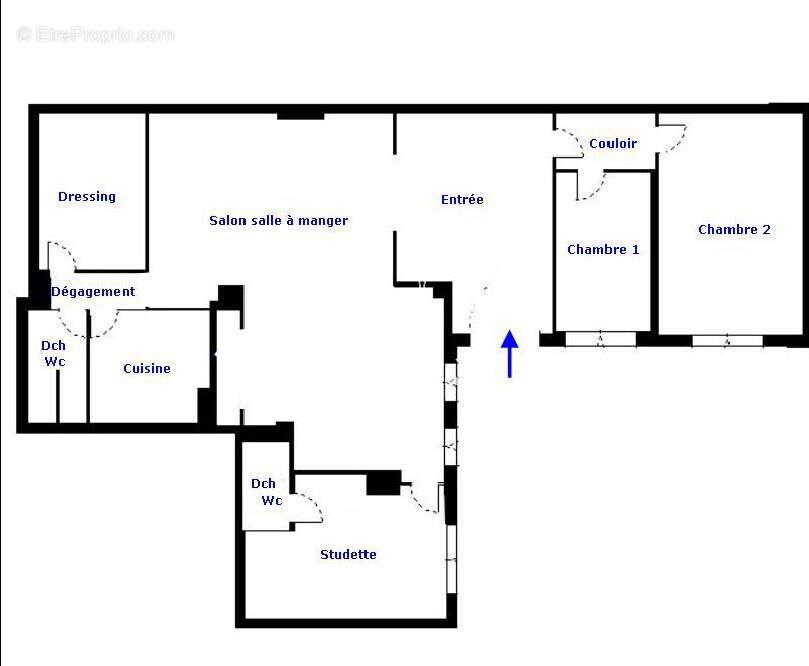 Appartement à PARIS-18E
