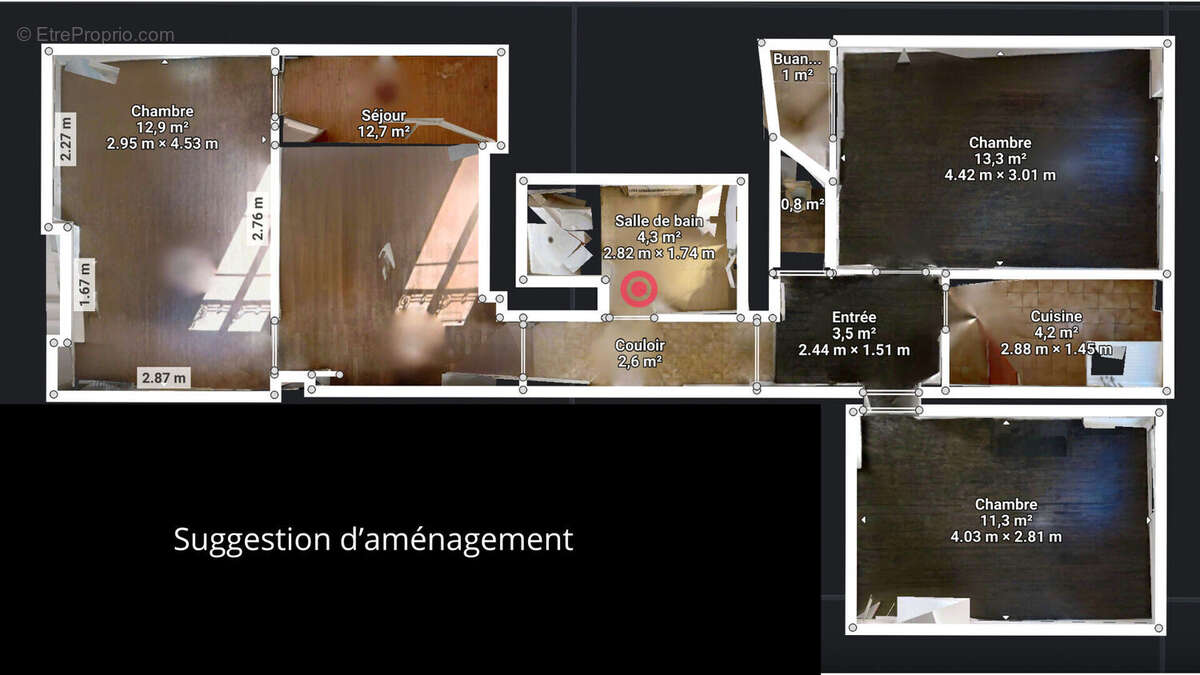 Appartement à PARIS-15E