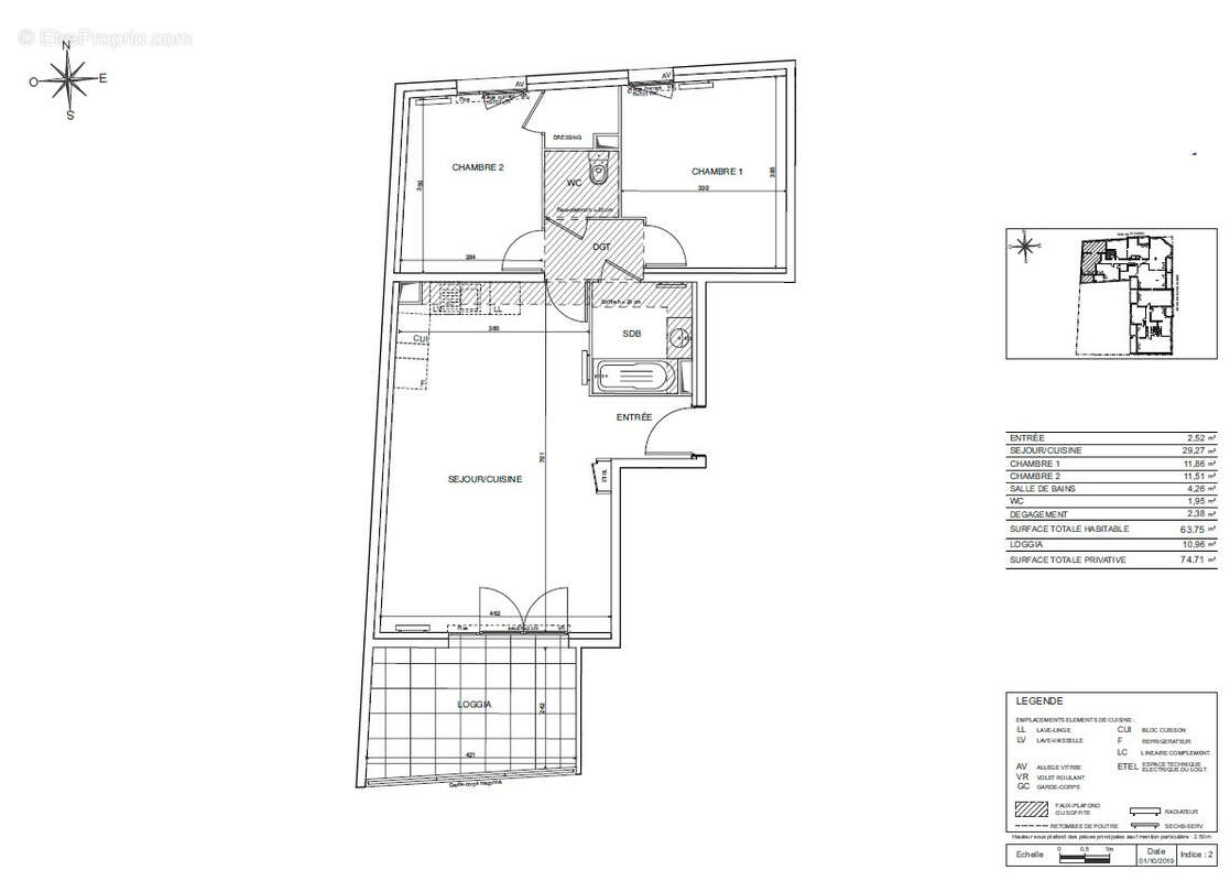 Appartement à MARSEILLE-5E