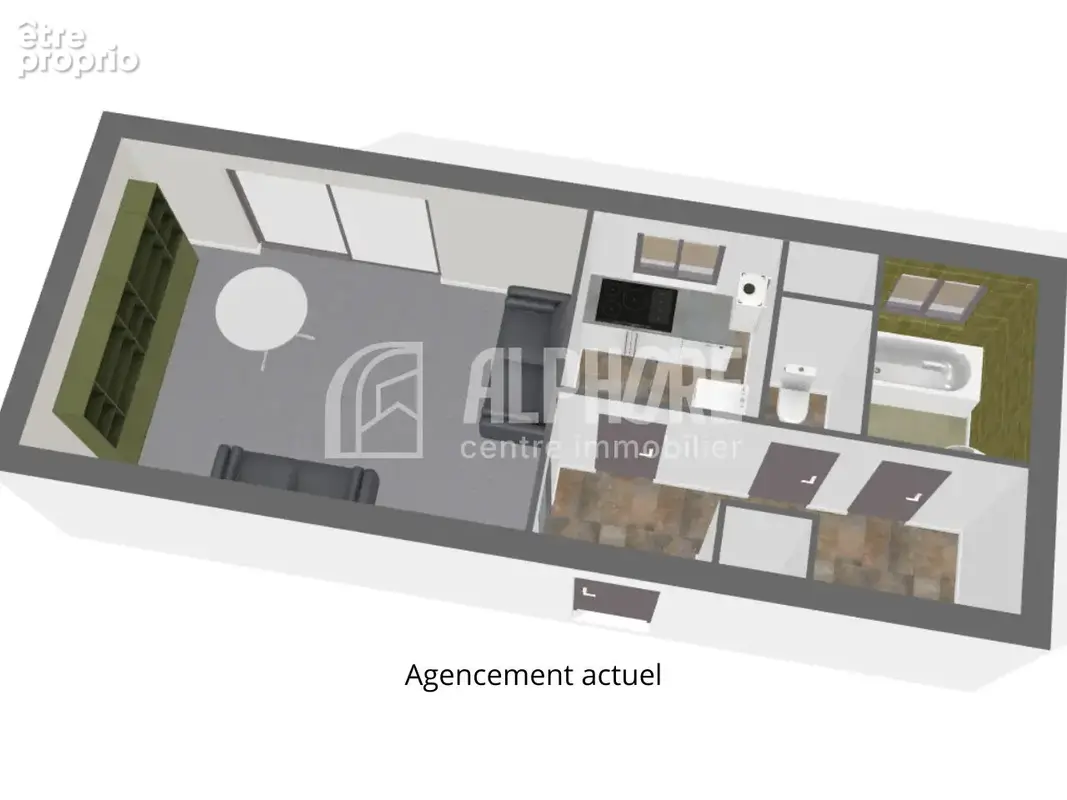 Appartement Les Sables D Olonne 1 pièce(s) 34 m2 - photo 5