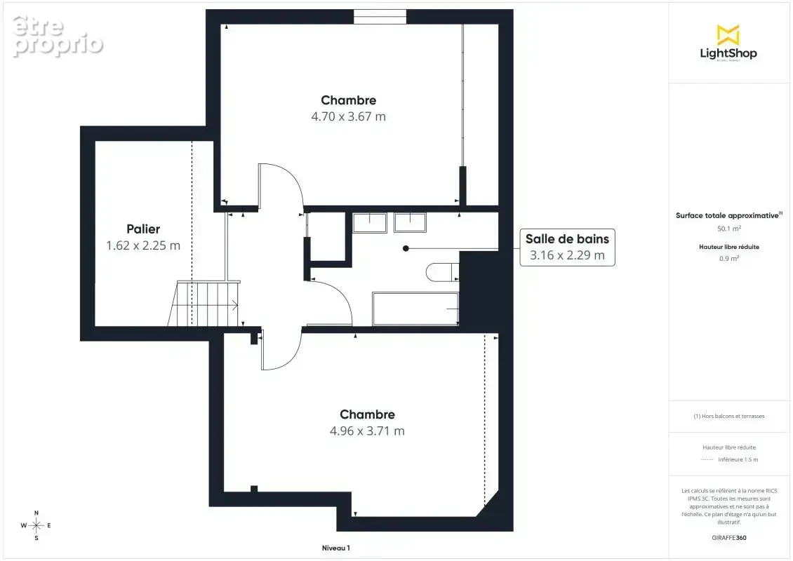 Charmant duplex 4 pièces de 104 m² avec une superbe terrasse - Quartier Saint-Félix, Nantes - photo 19
