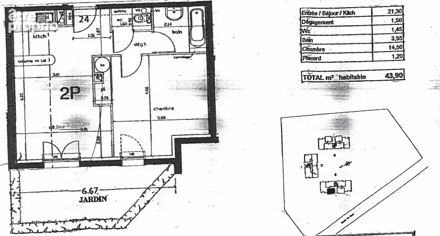Mathieu appartement 2 pieces a vendre avec cave et parking - photo 9