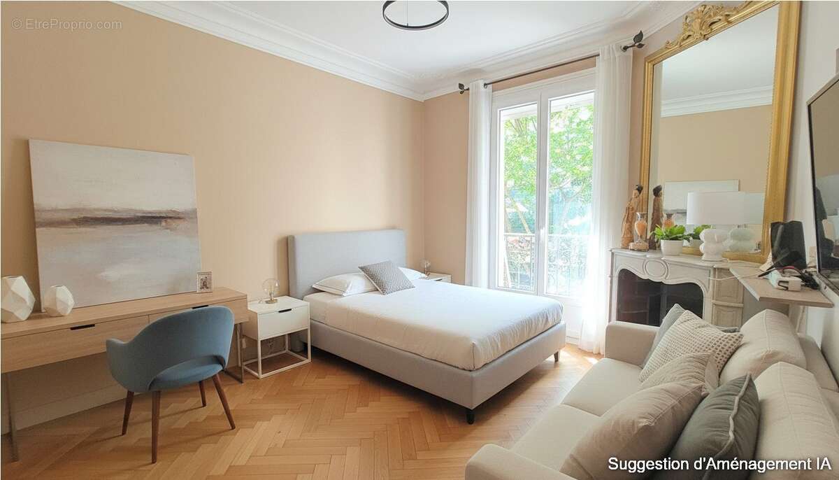Trois pièces - 61 m² - Grandes Carrières - photo 3