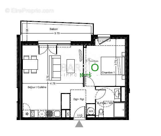 Appartement à SAINT-CYPRIEN