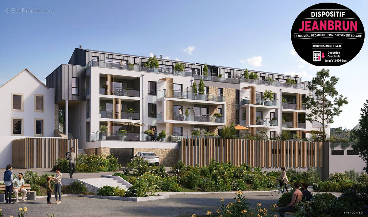 Appartement 2 pièces 38 m² · à Quimper · 38,3 m² · 150 000 €