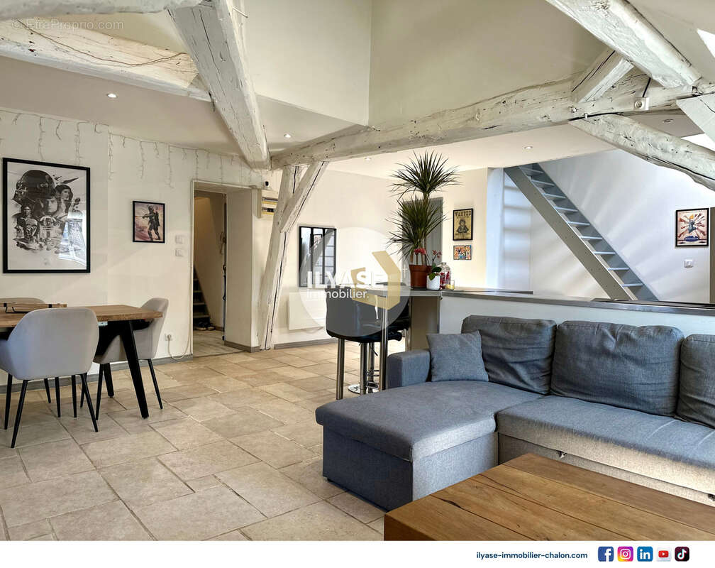 Appartement T3  77 m2  Centre-ville - photo 19