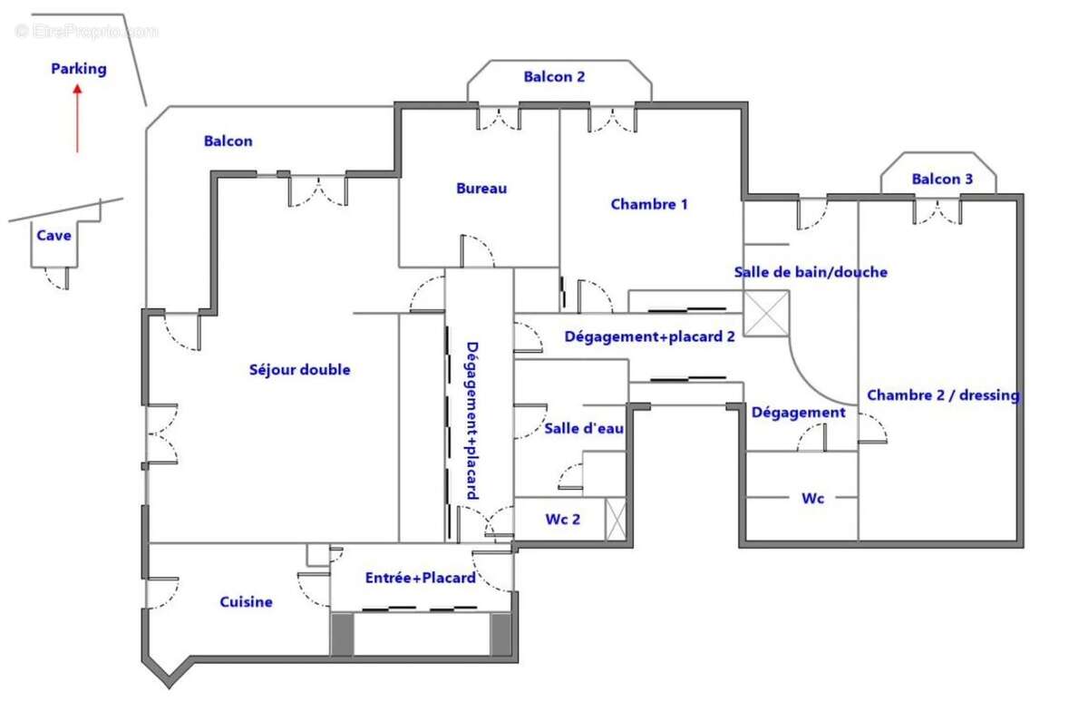 Appartement à ISSY-LES-MOULINEAUX