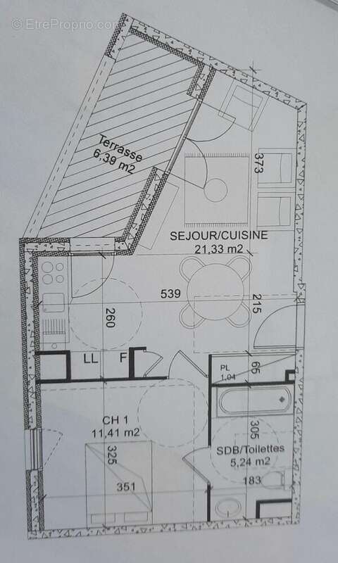 Appartement 38 m² à Saint-Priest  - photo 2