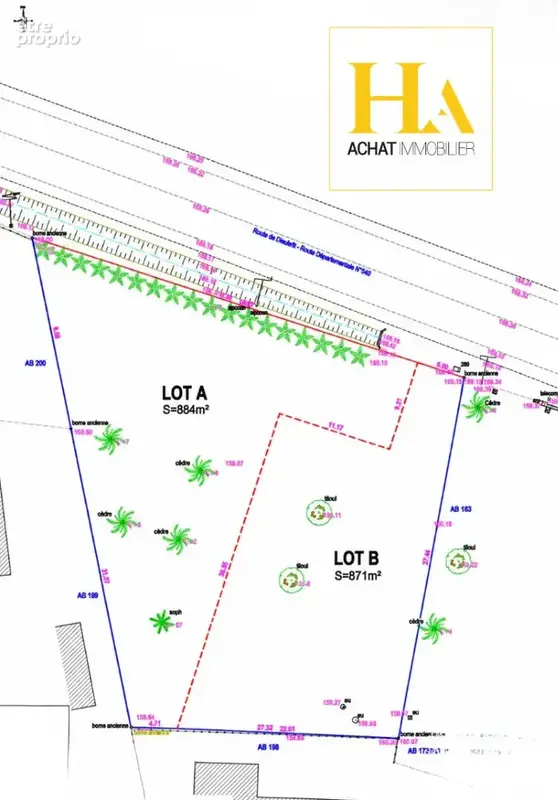 Terrain constructible de 864 m²  la bâtie-rolland (26160) - photo 5