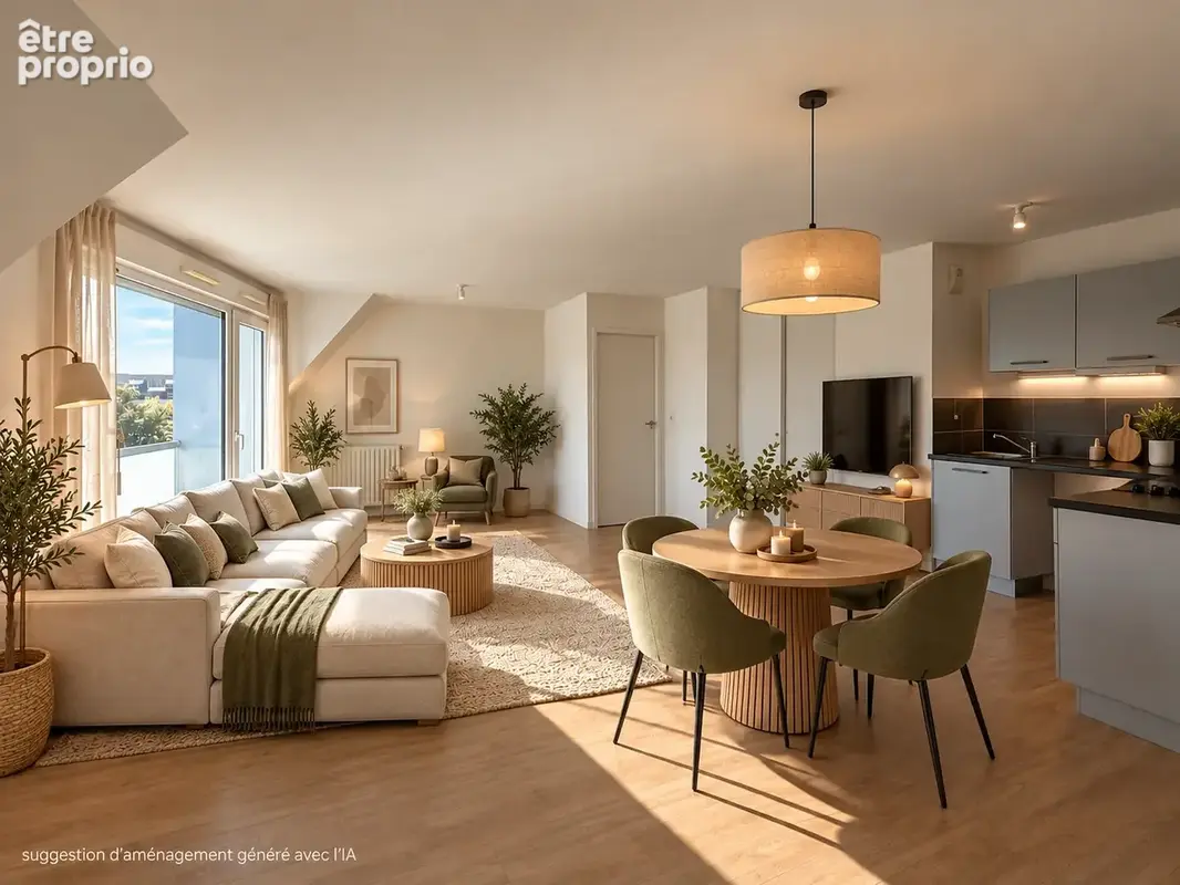 Rennes saint helier - nouveaute - exclusivite - t3 terrasse - dernier etage - photo 7
