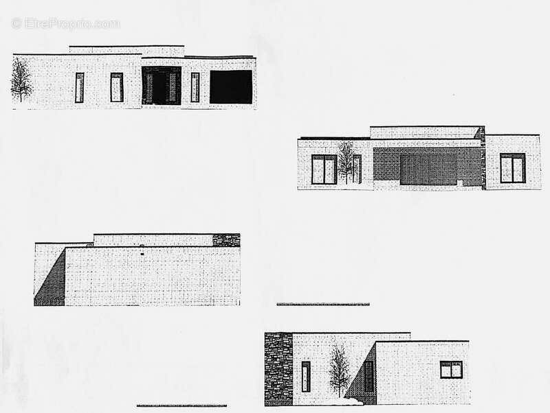 Magalas(34) a vendre terrain construtible de 919 m2 avec villa plain pied 4 faces, secteur calme - photo 2
