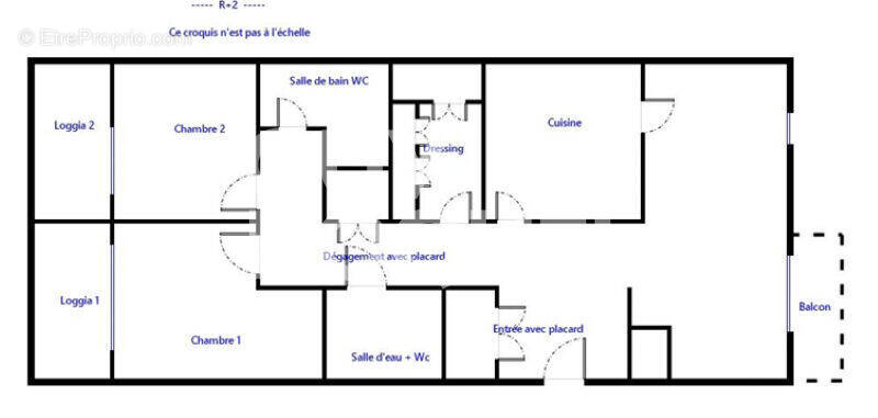 Appartement à PARIS-18E