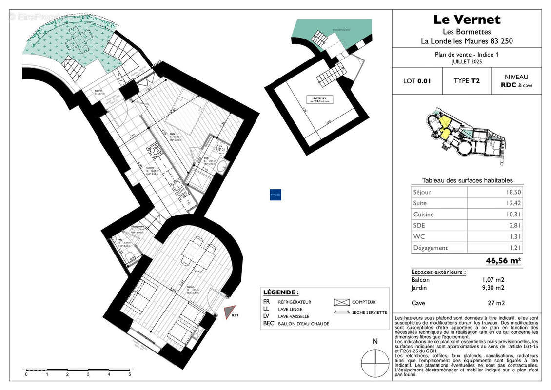 Appartement à LA LONDE-LES-MAURES