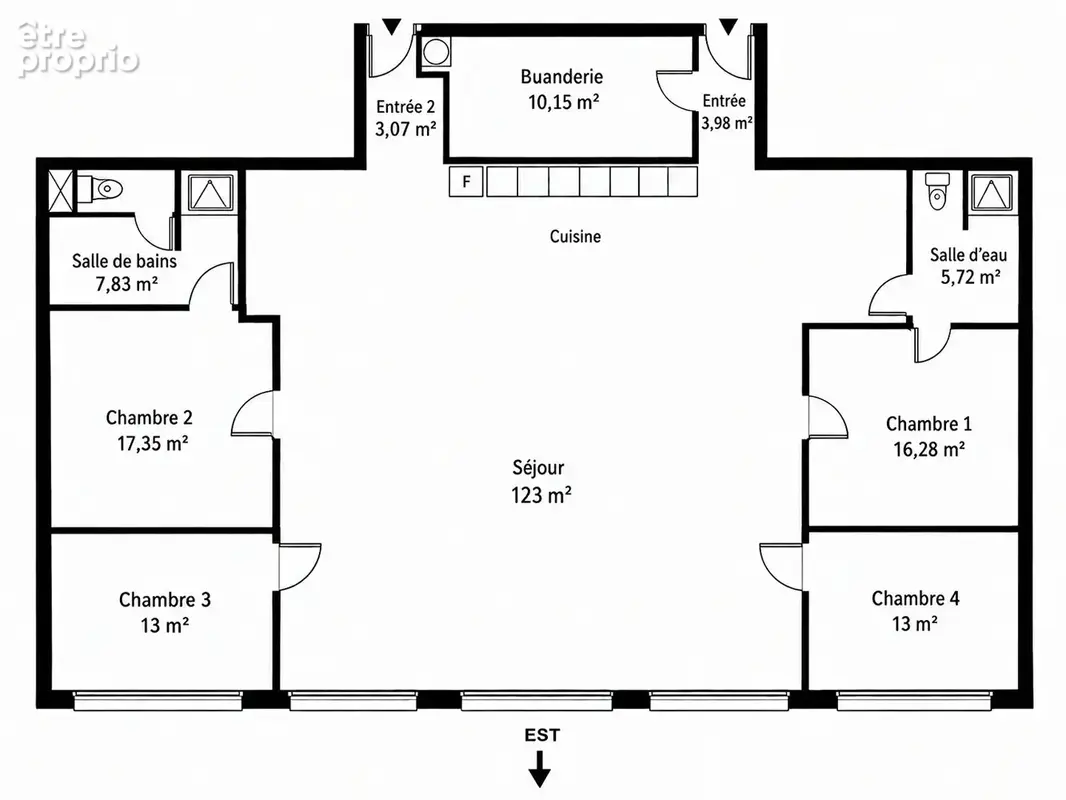 Appartement de 216 m2 - 5 pièces - 4 chambres- DERNIER ETAGE - photo 17