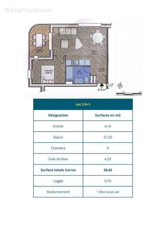 Appartement à MARSEILLE-11E