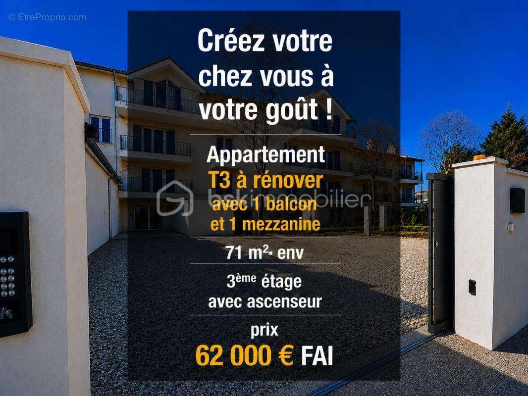 SAINT-CHRISTOL (84390) -  Créez votre T3 sur mesure ! Plateau sous forme d'appartement à rénover de 71 m² env. situé au 3ème éta - photo 2