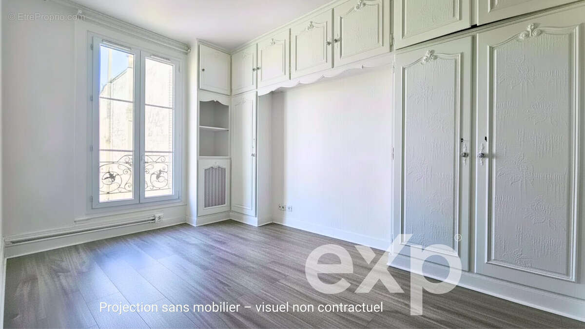 chambre vide 1 - Appartement à CLICHY