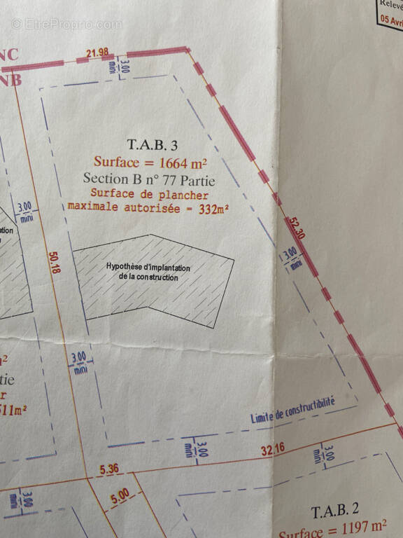 Terrain à COURTILLERS