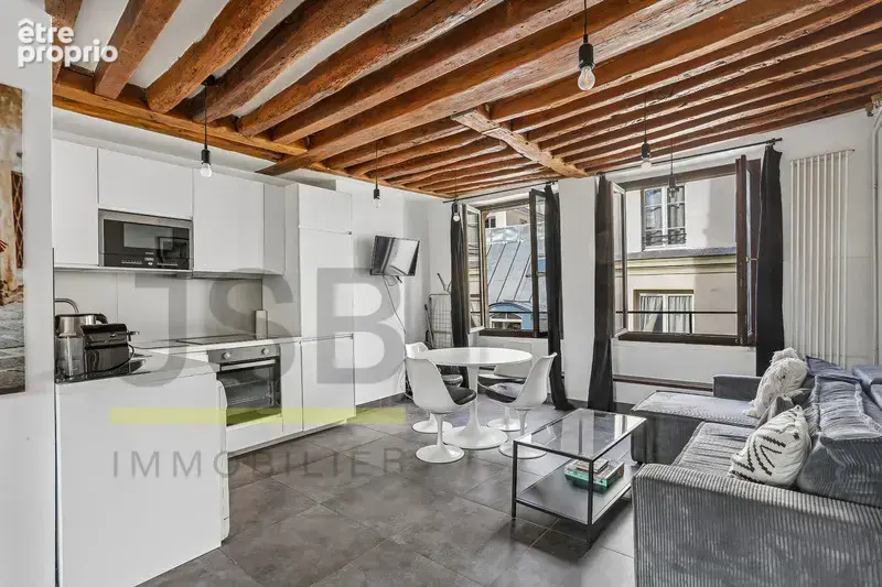 Paris 3ᵉ   rue des gravilliers   loft 36,70 m2 - photo 2