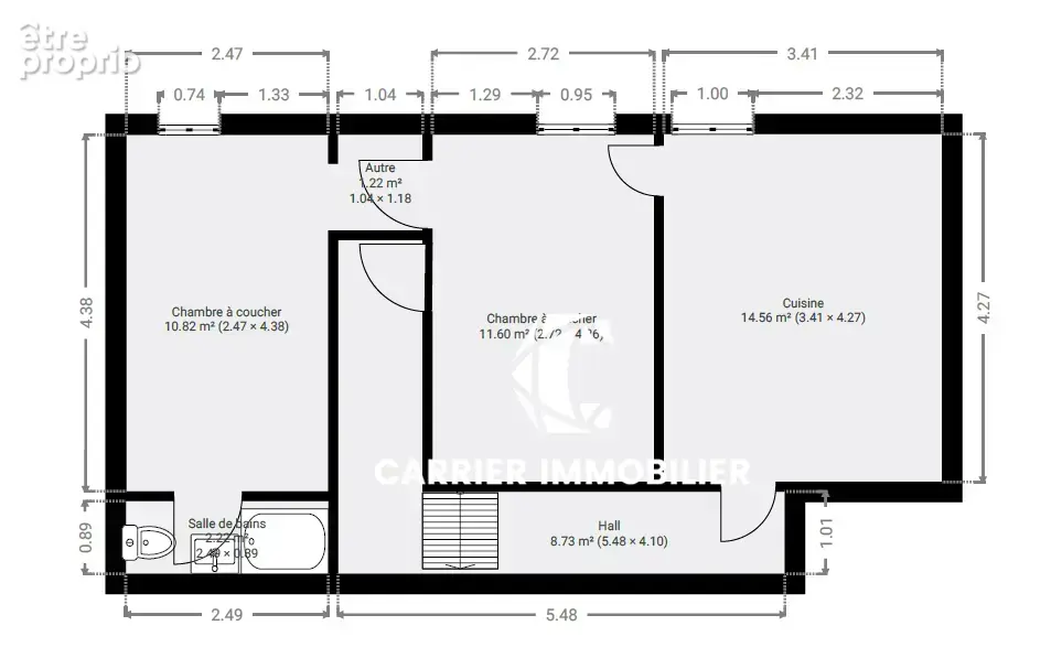 Francheville centre   plateau de 44 m2 à aménager - photo 3