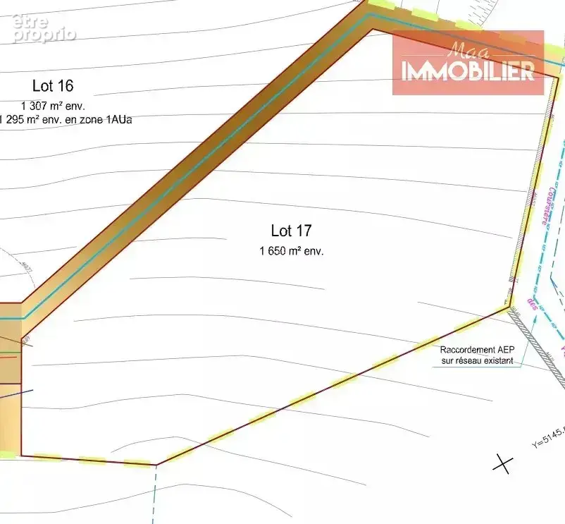 LA FOUILLOUSE – Terrain à bâtir 1 650 m² – Vue dégagée – 225 000 € - photo 2