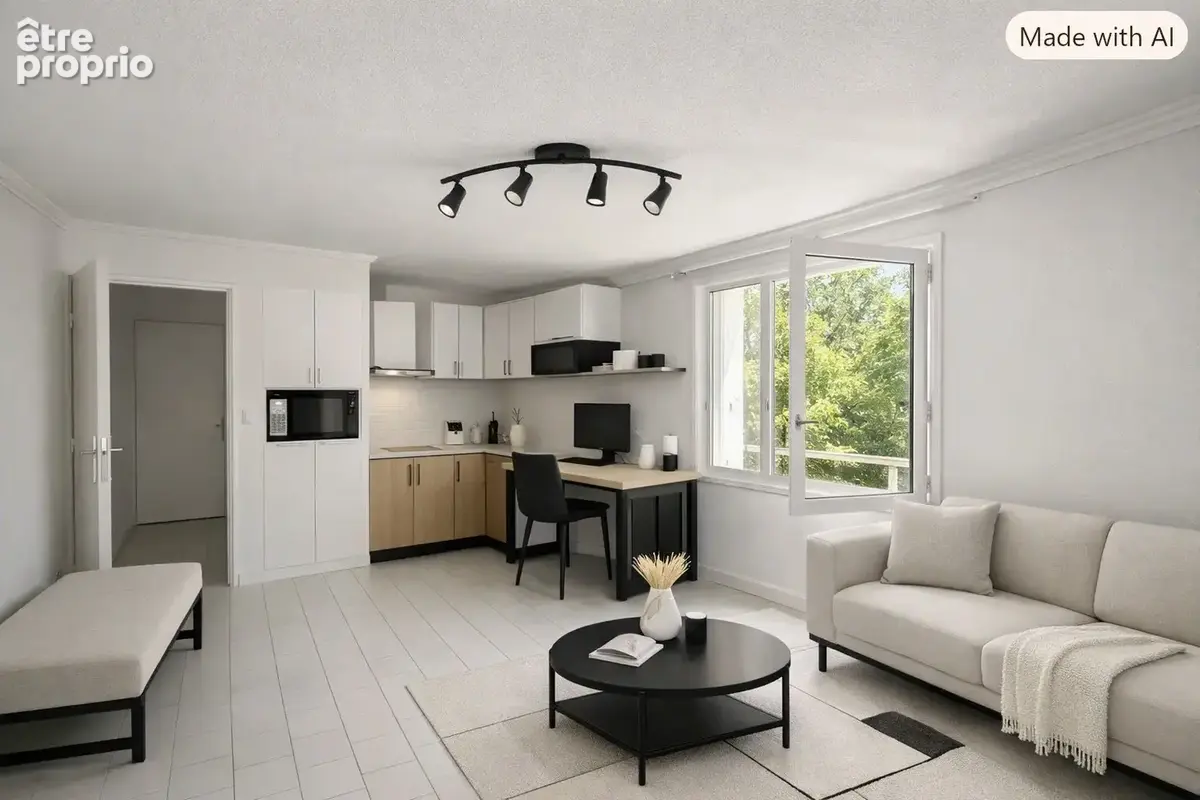 MONTPELLIER LES BOUISSES Appartement F2 sans vis à vis avec parking - photo 2