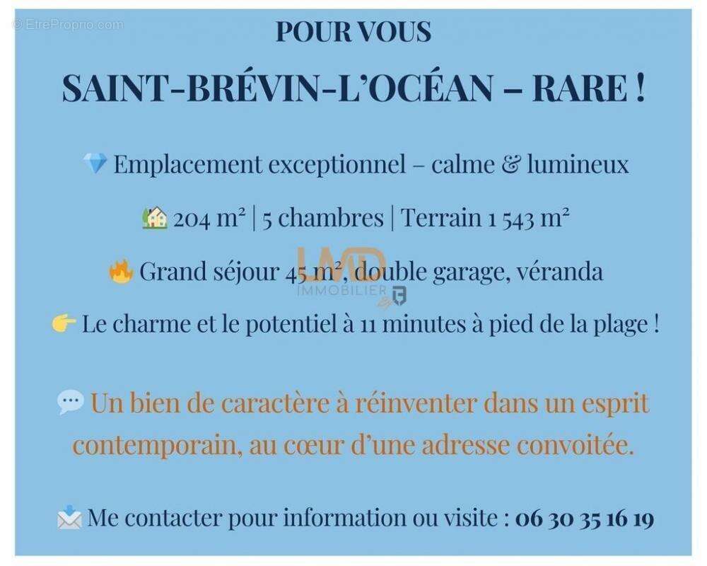 Maison à SAINT-BREVIN-LES-PINS