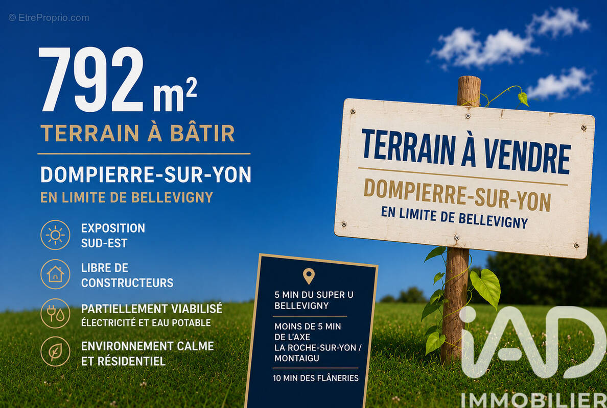 Photo 1 - Terrain à DOMPIERRE-SUR-YON