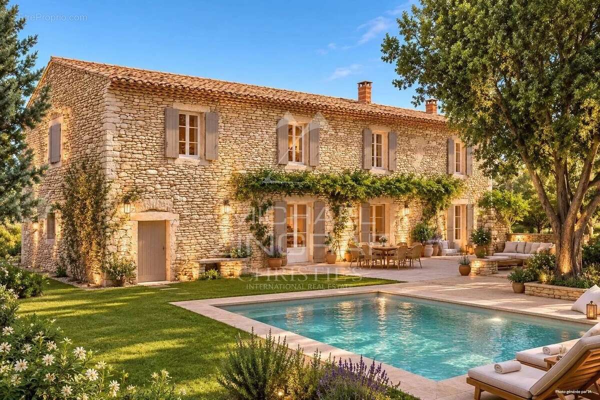Rare : mas XVIIIe authentique à rénover avec panorama sur le Luberon - photo 14