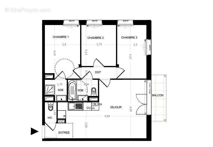 Appartement à CABOURG