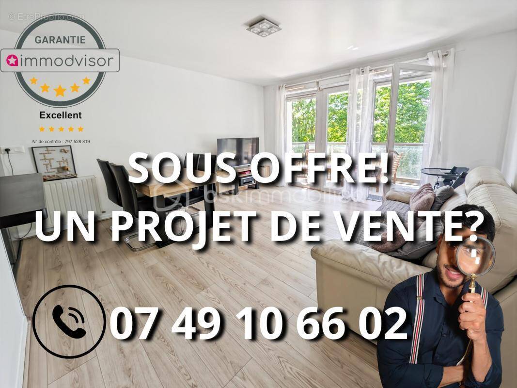 Appartement à MOISSY-CRAMAYEL