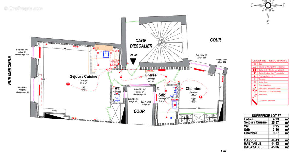 Appartement à LYON-2E