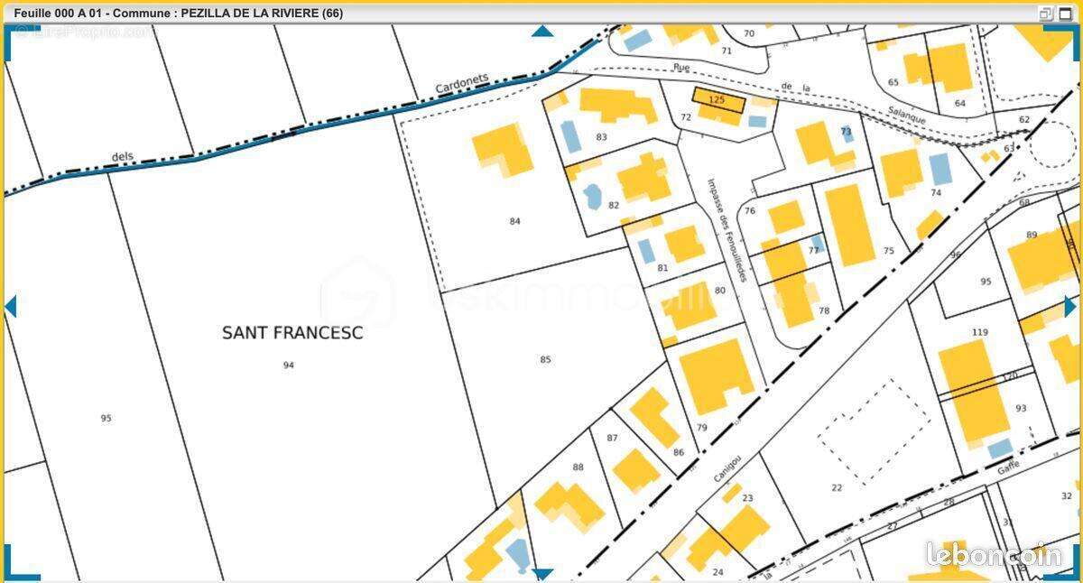 Terrain à PEZILLA-LA-RIVIERE