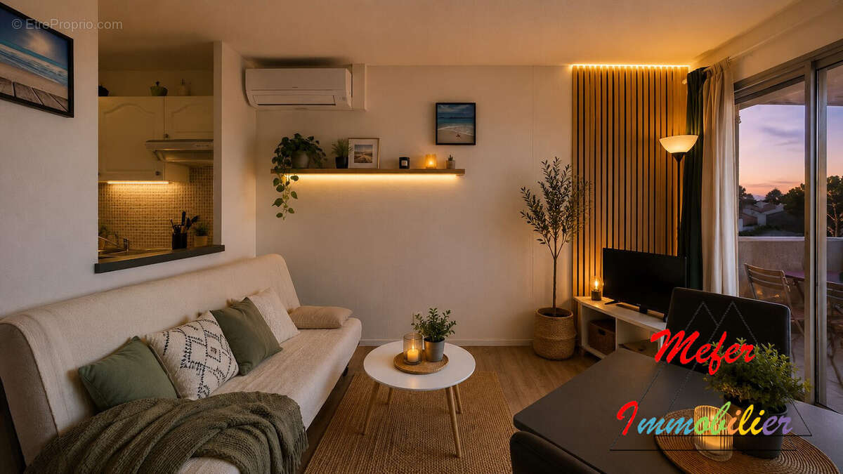 avec Home Staging - Appartement à CANET-EN-ROUSSILLON