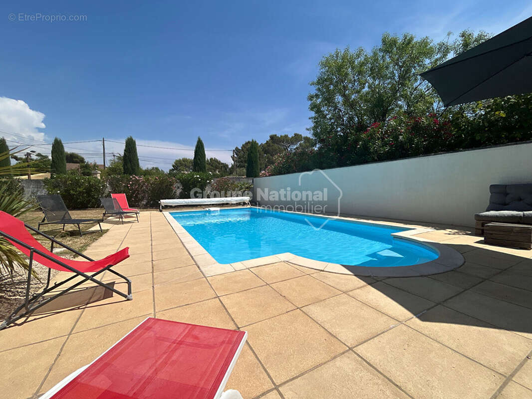 Maison de plain-pied 3 chambres + annexe sur parcelle arborée de 876 m² avec piscine et garage - Carpentras - photo 2
