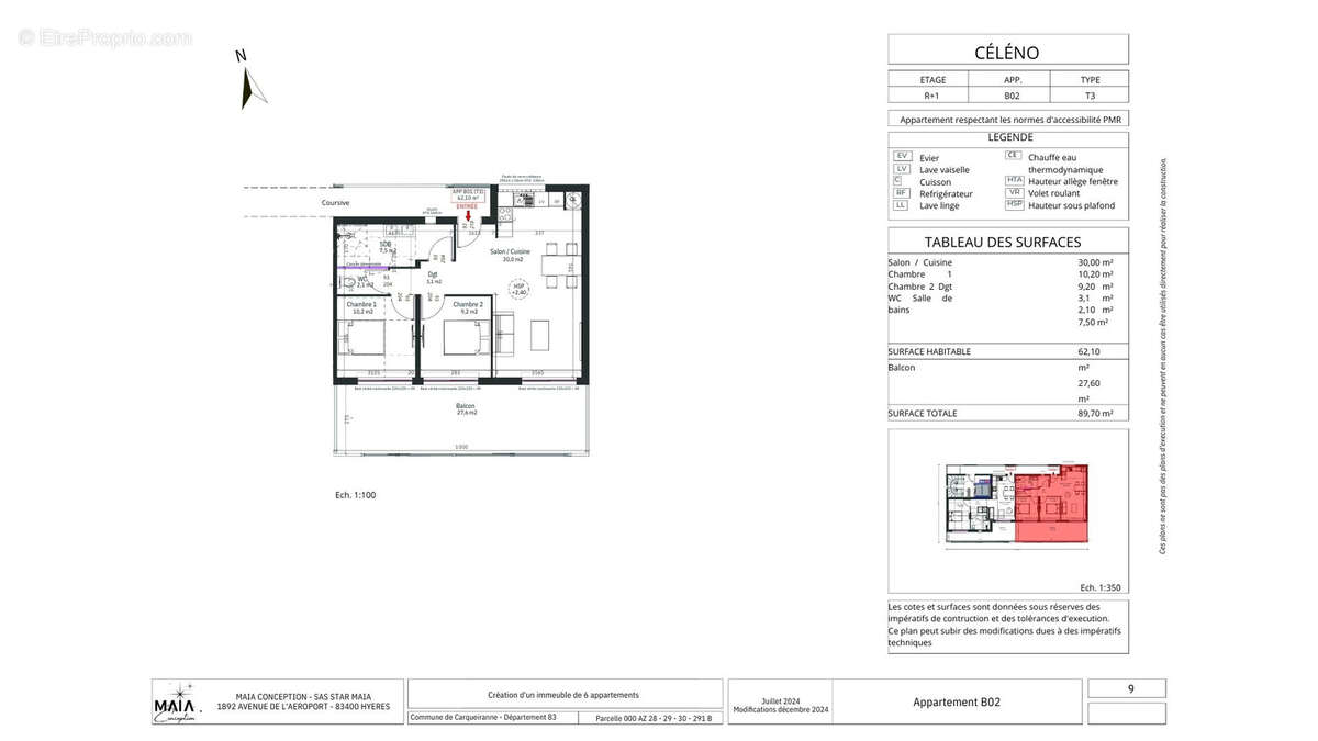 Appartement à CARQUEIRANNE